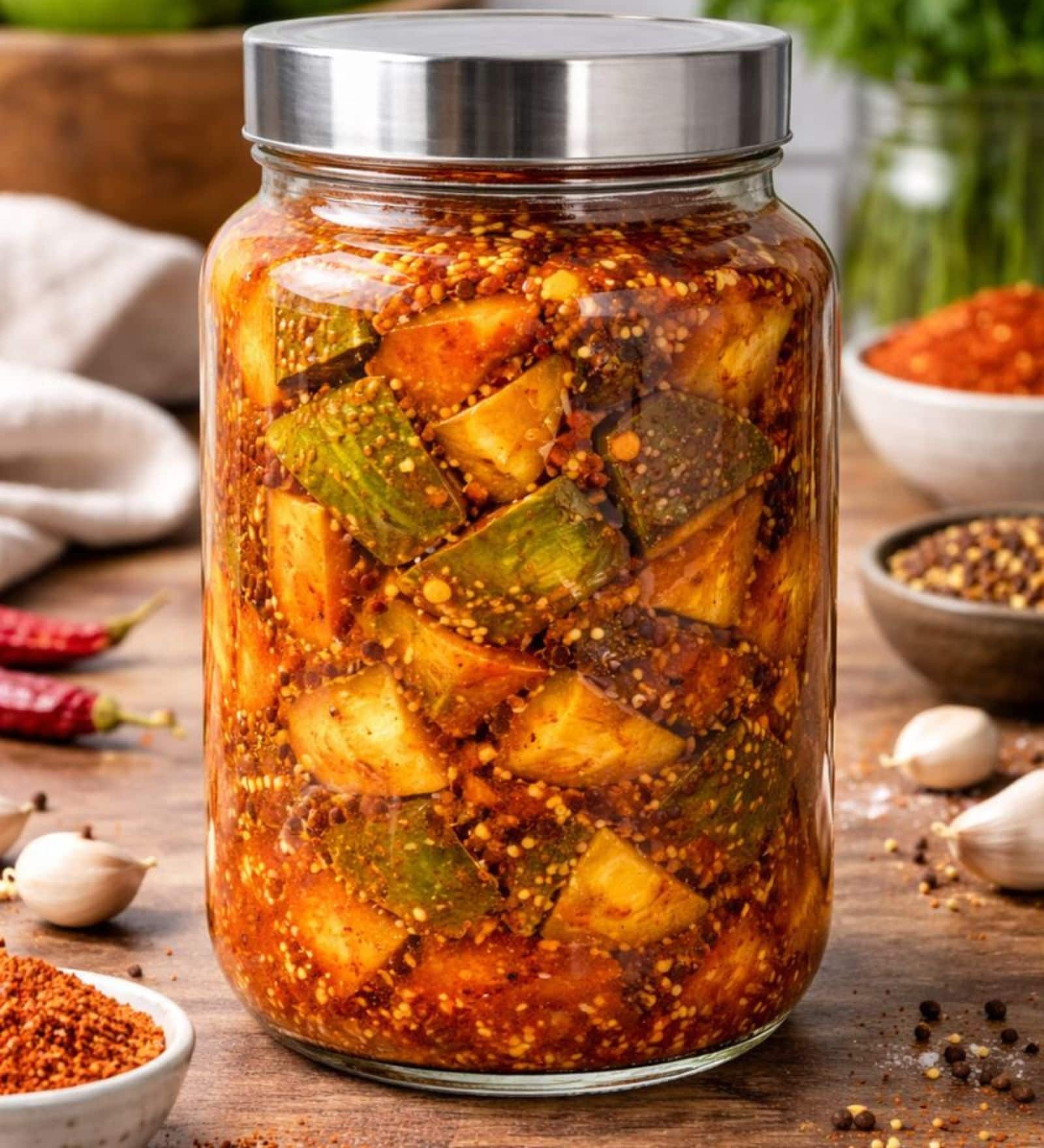 Classic Collection See Through Lid Glass Storage Jar