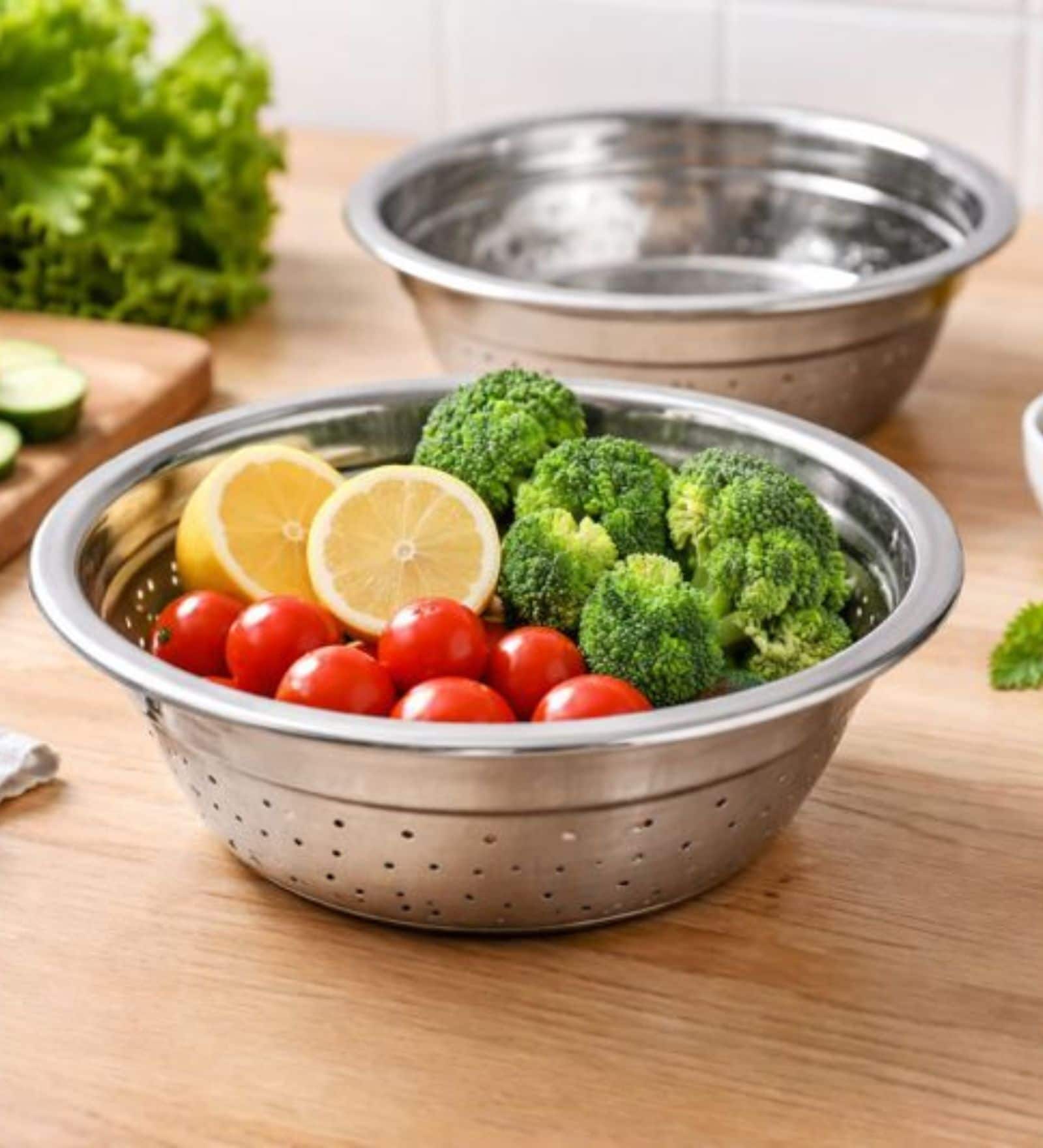 Classic Collection Small Size Fine Mesh Stainless Steel Colander