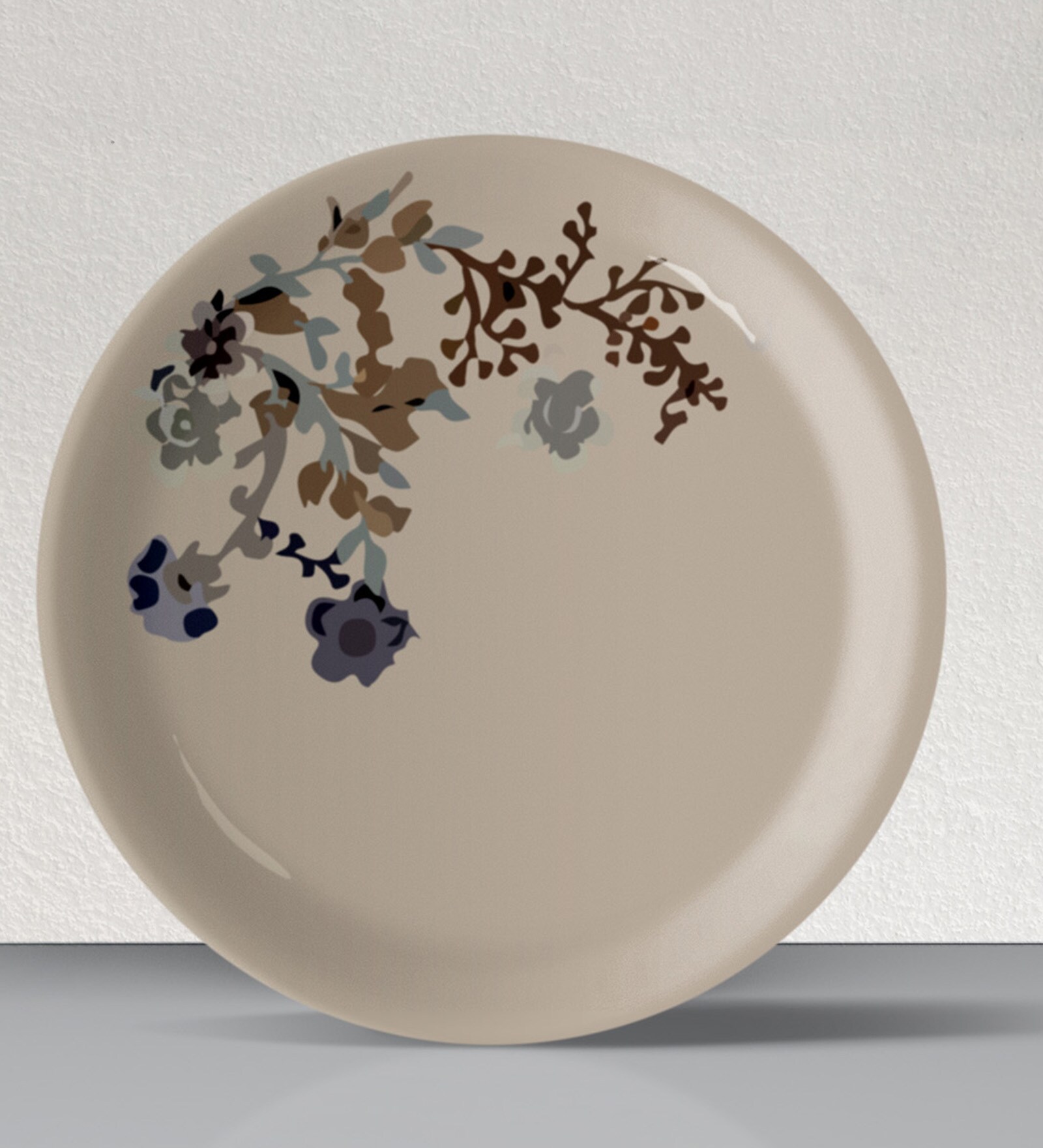 Classic Ditsy Porcelain Wall Plate