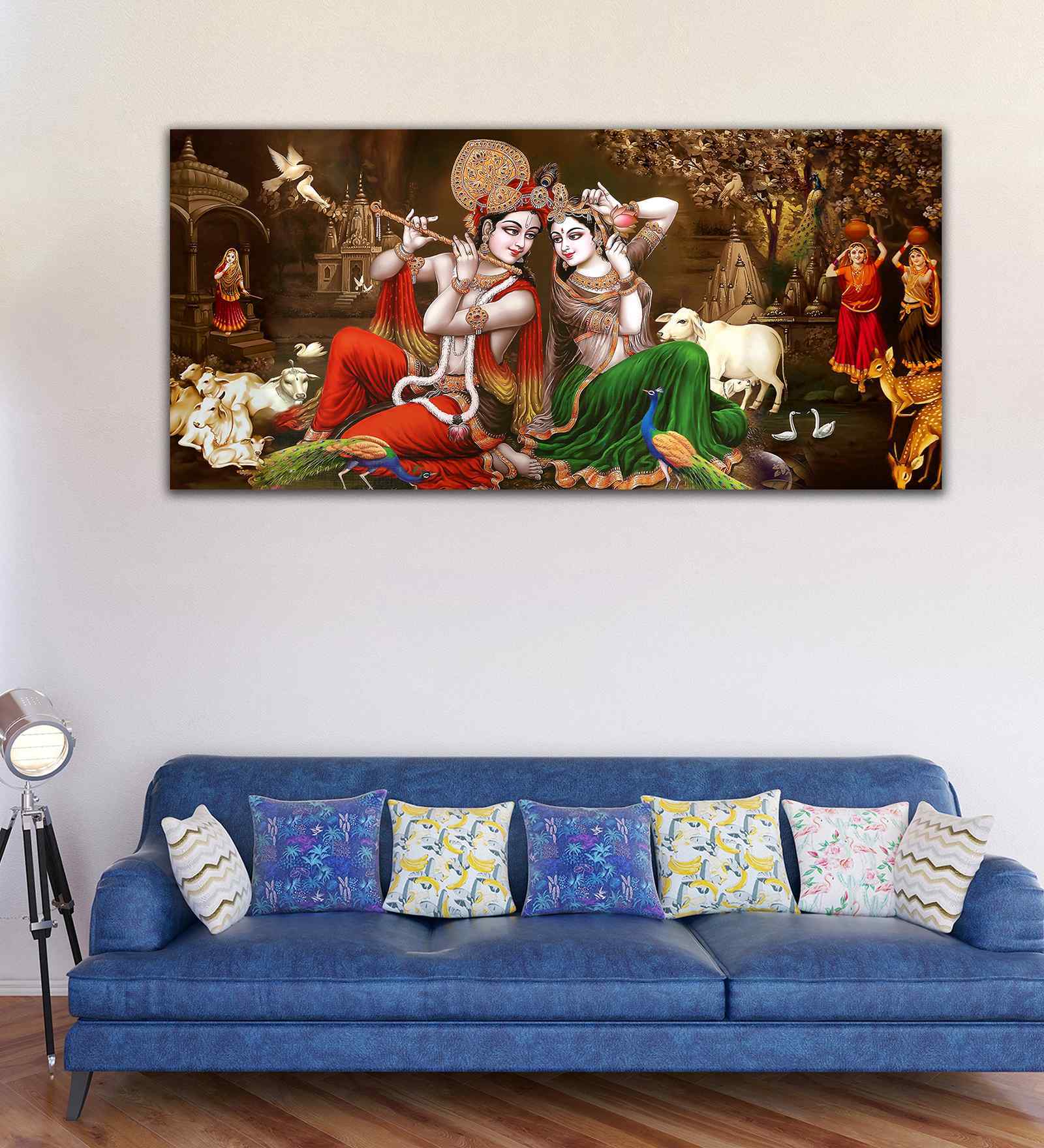 Classic Lord Radha Krishna Premium Wall Painting