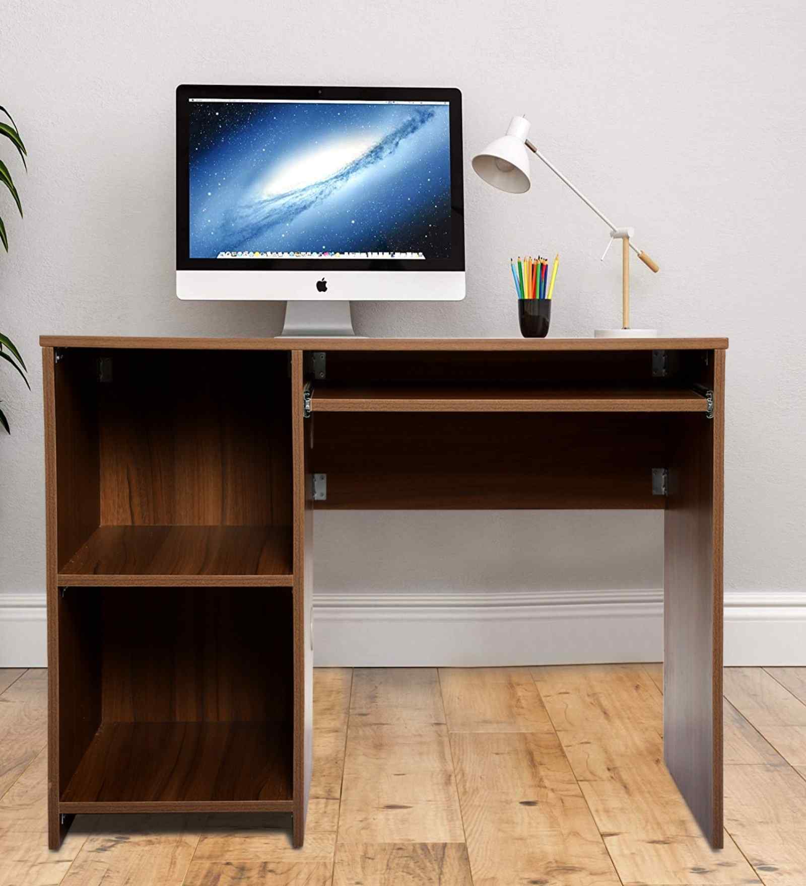 Classic Maple Glaze Colour Workstation Desk