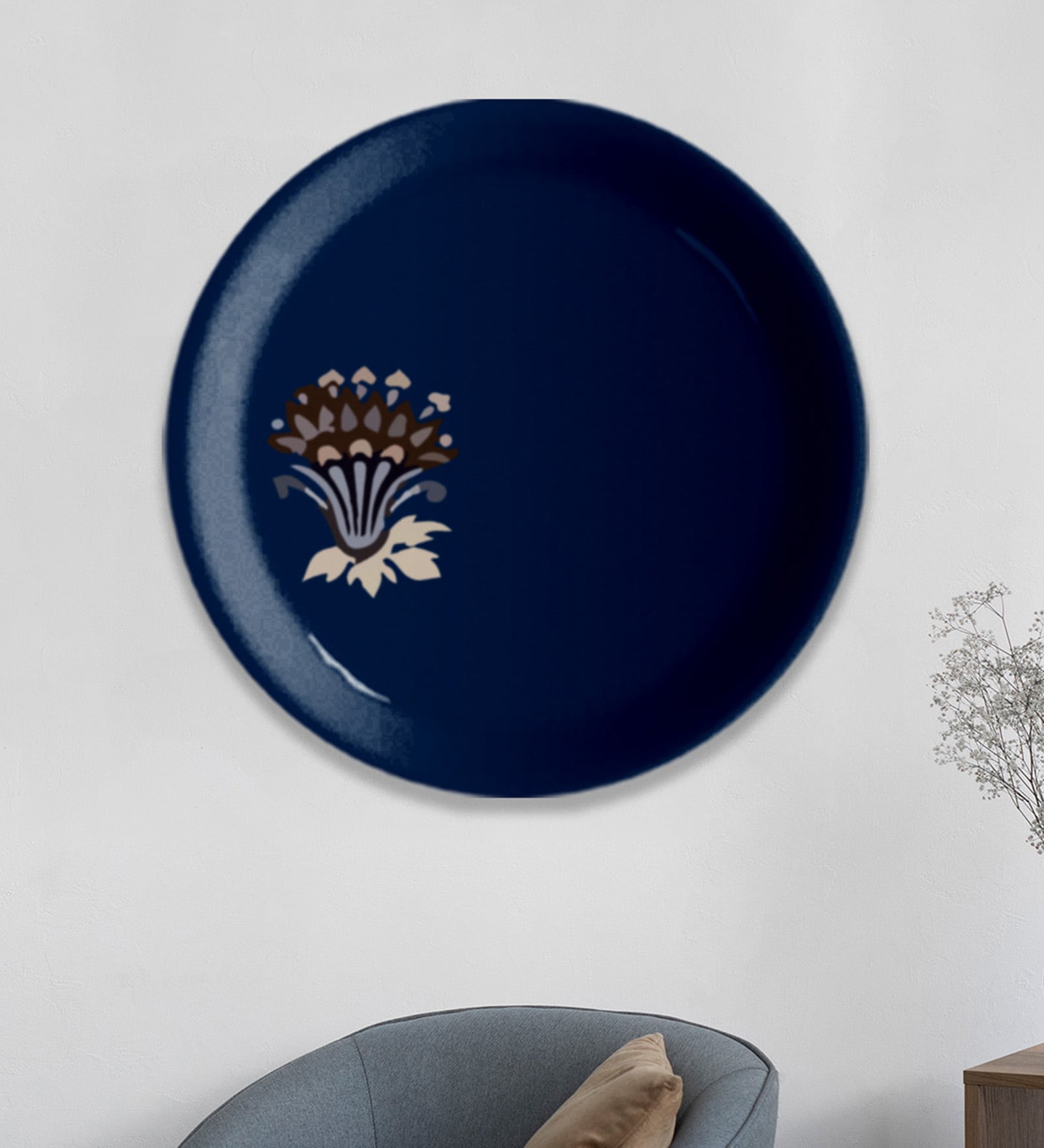 Classic Motif Porcelain Wall Plate
