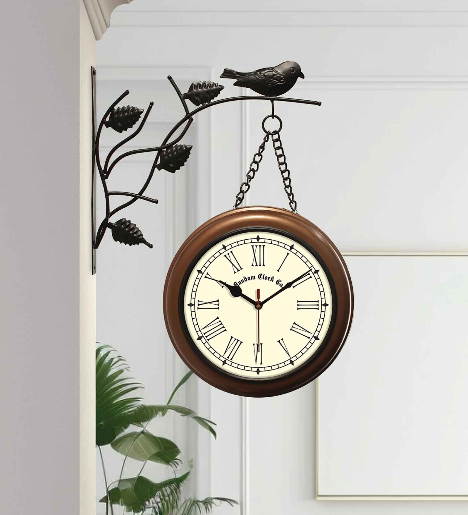 Classic Multicolour Plastic Station Wall Clock