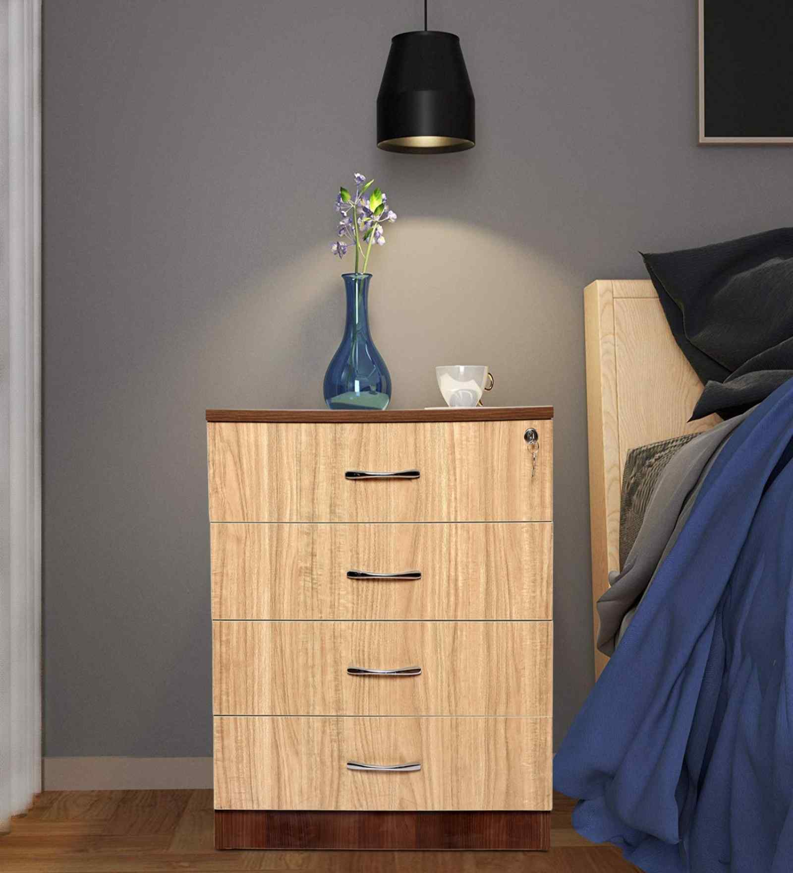 Classic Natural Oak Colour Chest Of Drawers