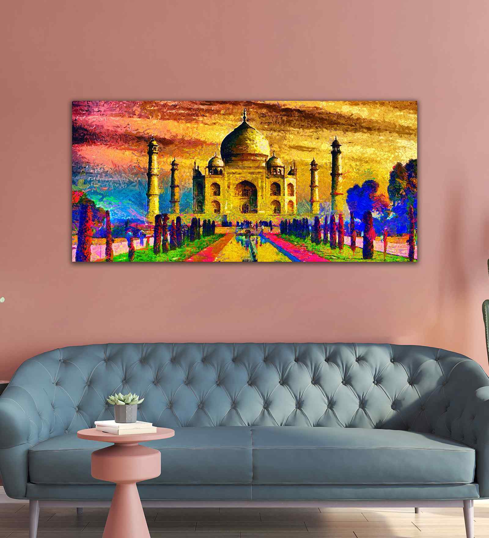 Taj Mahal Classic Wall Painting