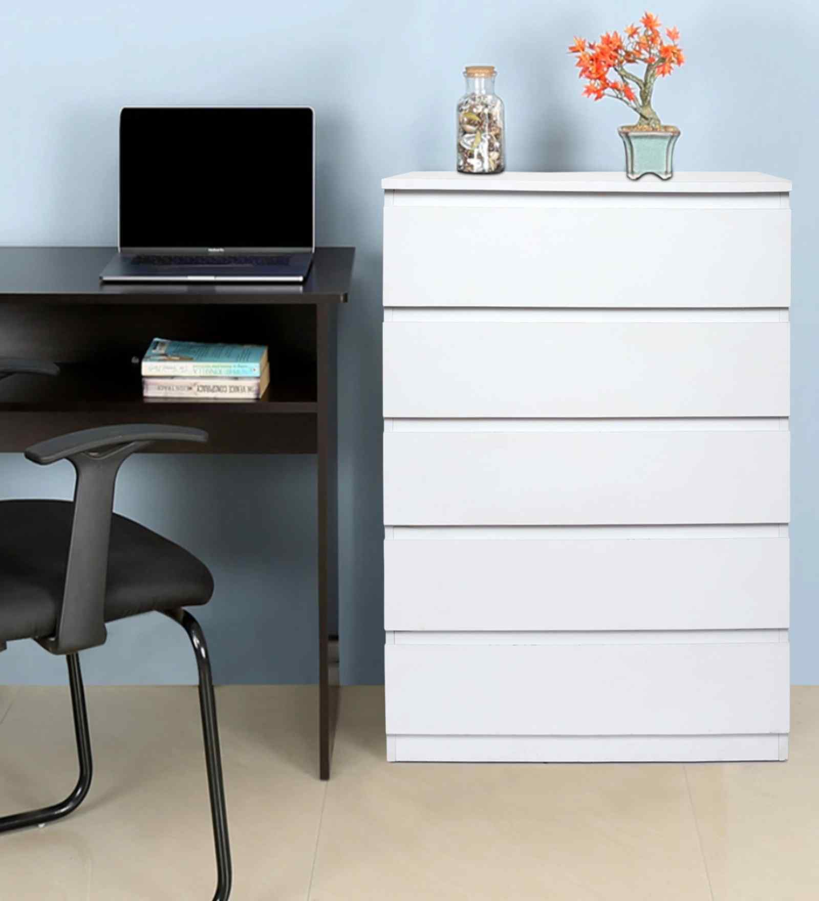 Classic White Colour Chest Of Drawers