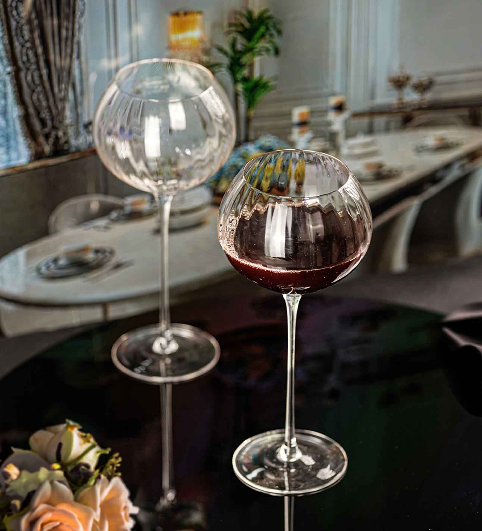 Classic Wine Glass German Crystal (Set Of 4)