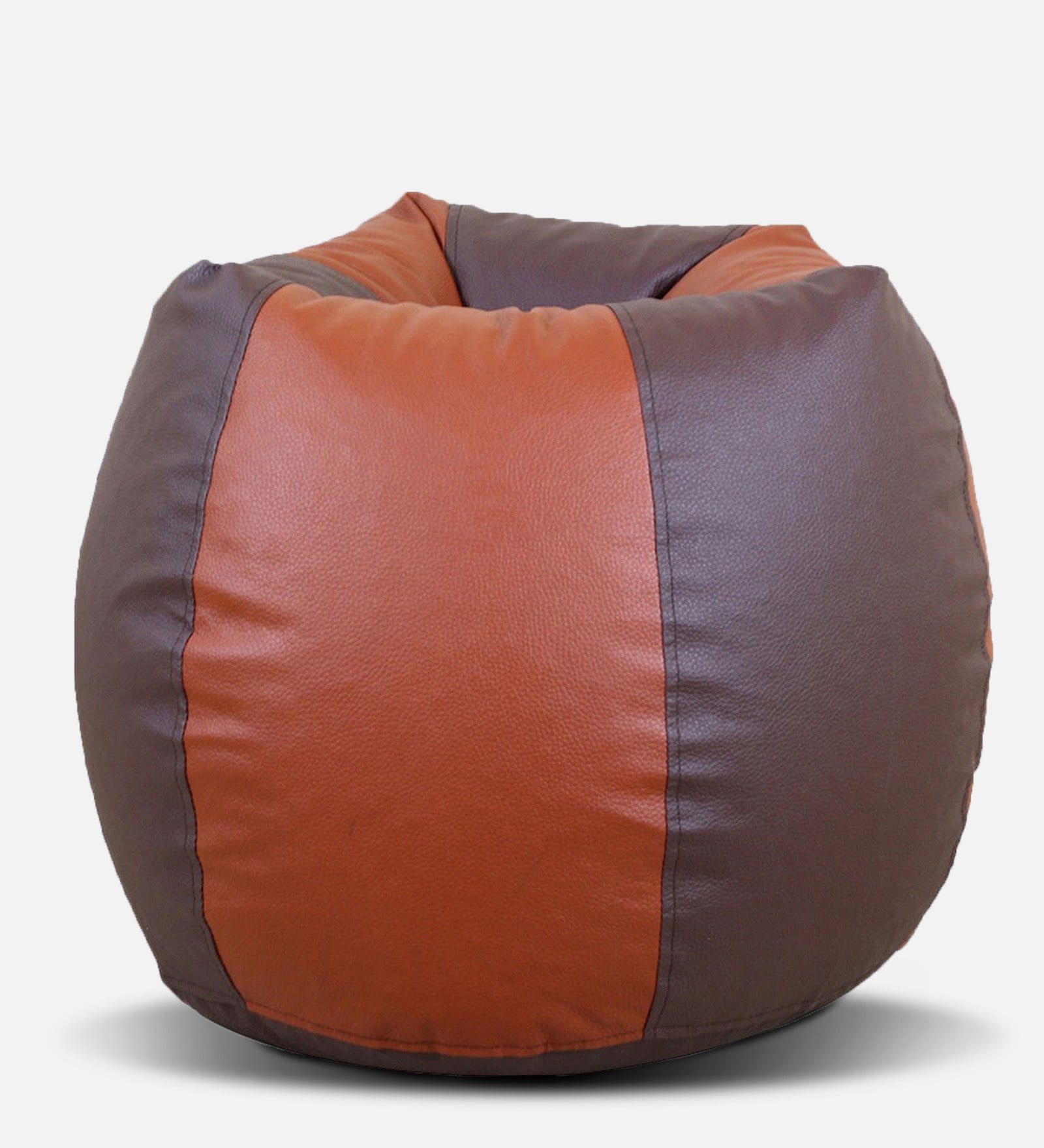 Buy Classic XL Bean Bag with Beans in Brown & Tan Colour at 50 OFF by