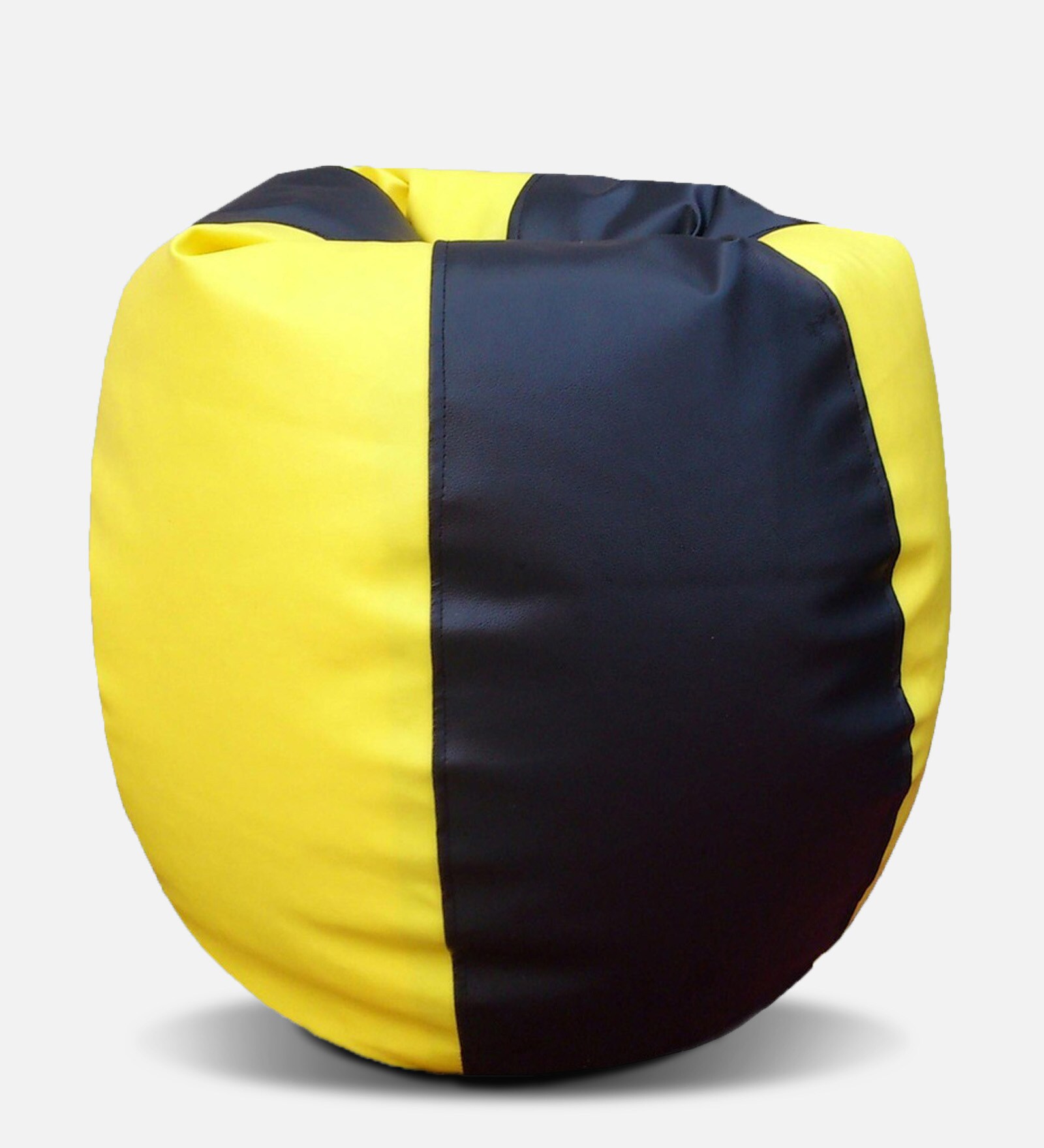 Buy Classic XL Bean Bag with Beans in Yellow & Black Colour at 50 OFF