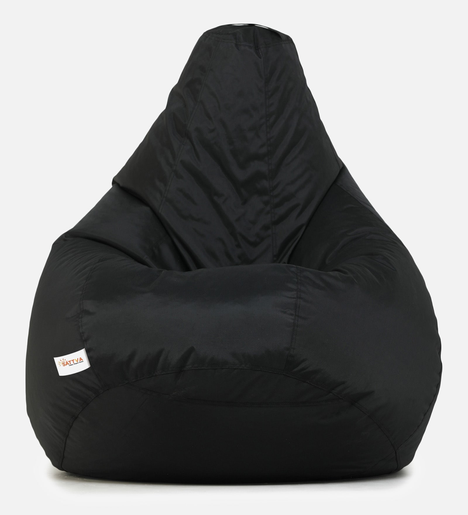 Classic XXL All Weather Outdoor Bean Bag With Beans In Black Colour Classic XXL All Weather Outdoor Bean Bag With Beans In Black Colour
