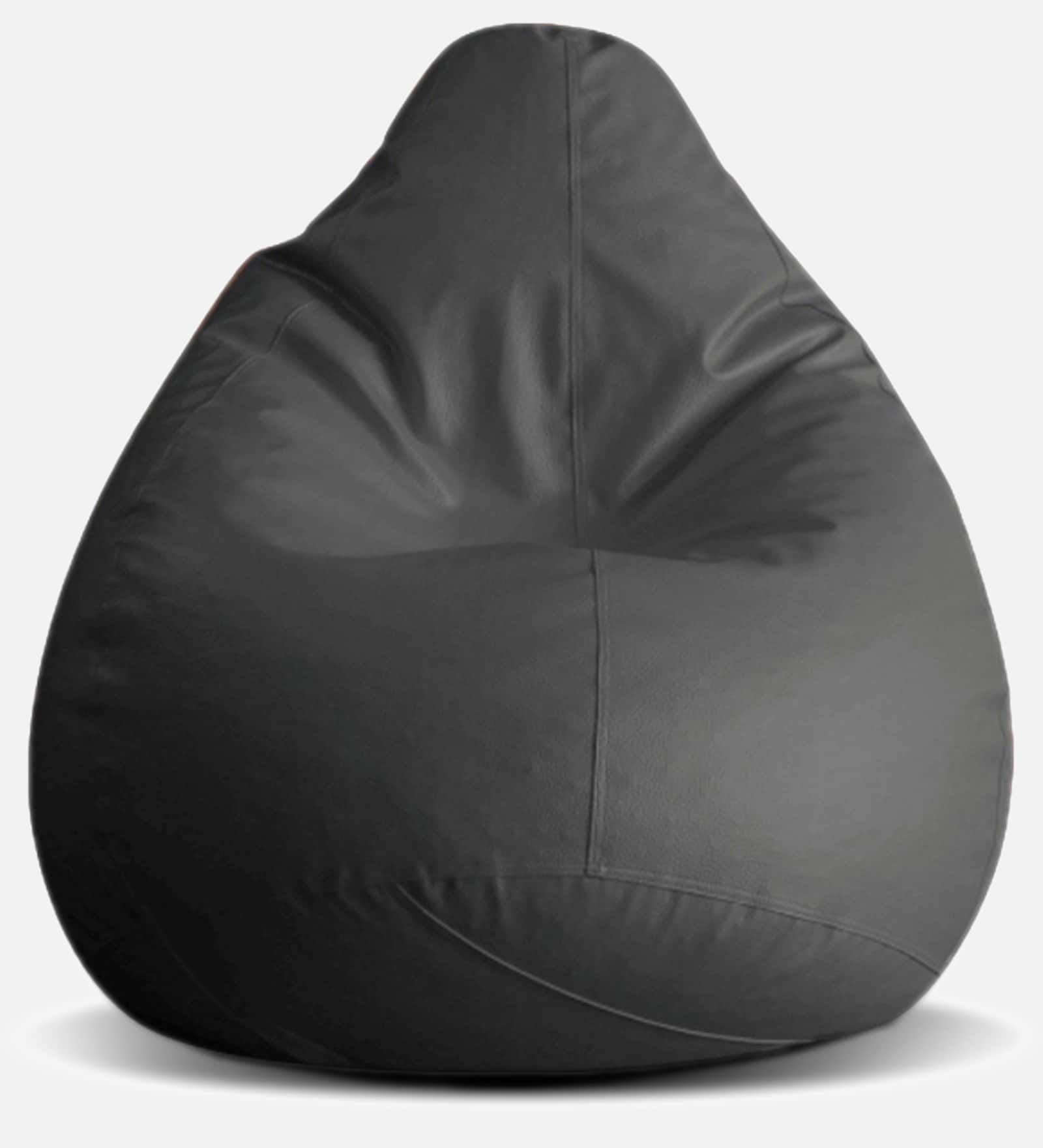 Classic XXL Bean Bag with Beans in Grey Colour
