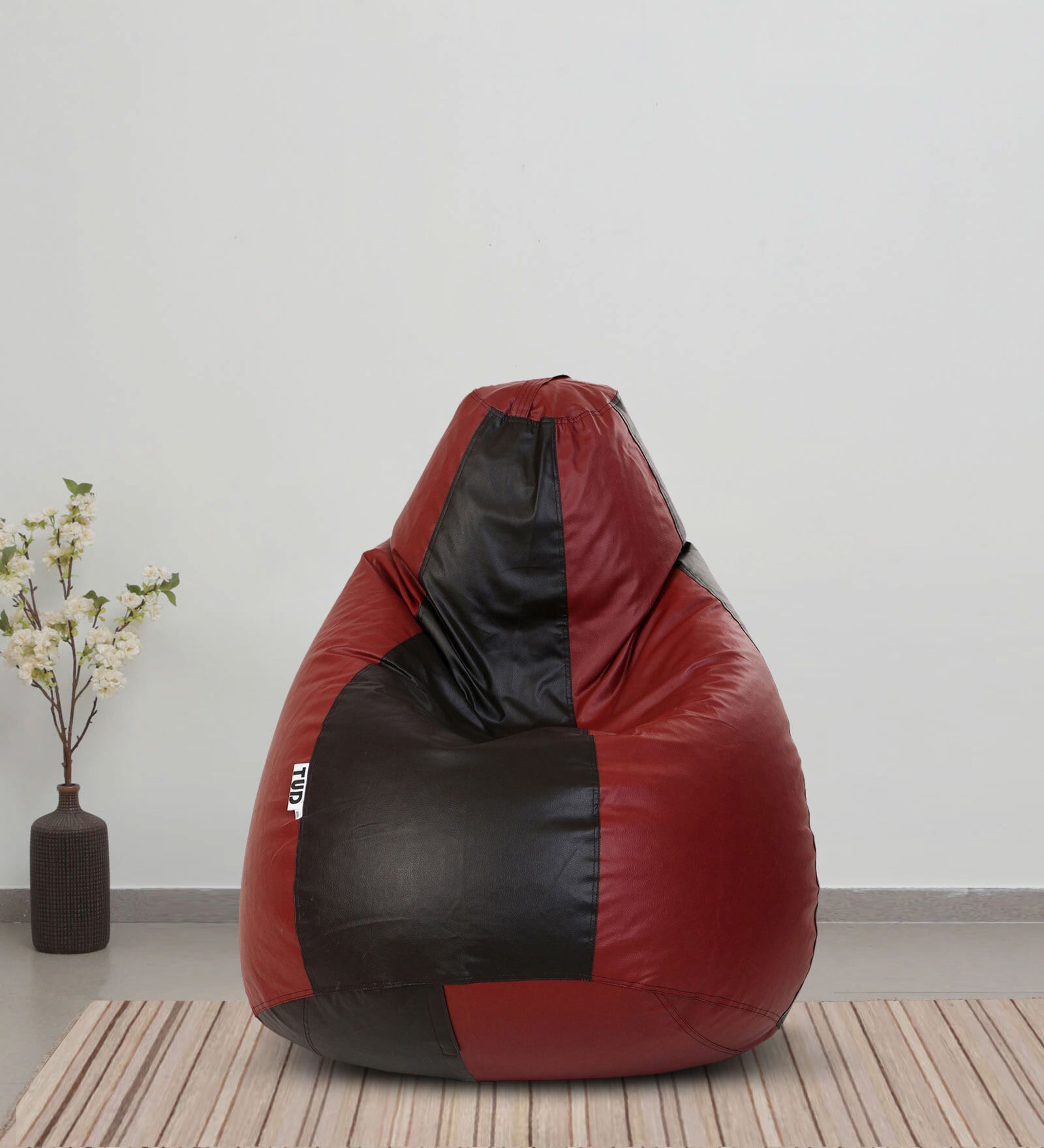 Classic XXXL Leatherette Bean Bag Cover in Brown Tan Colour
