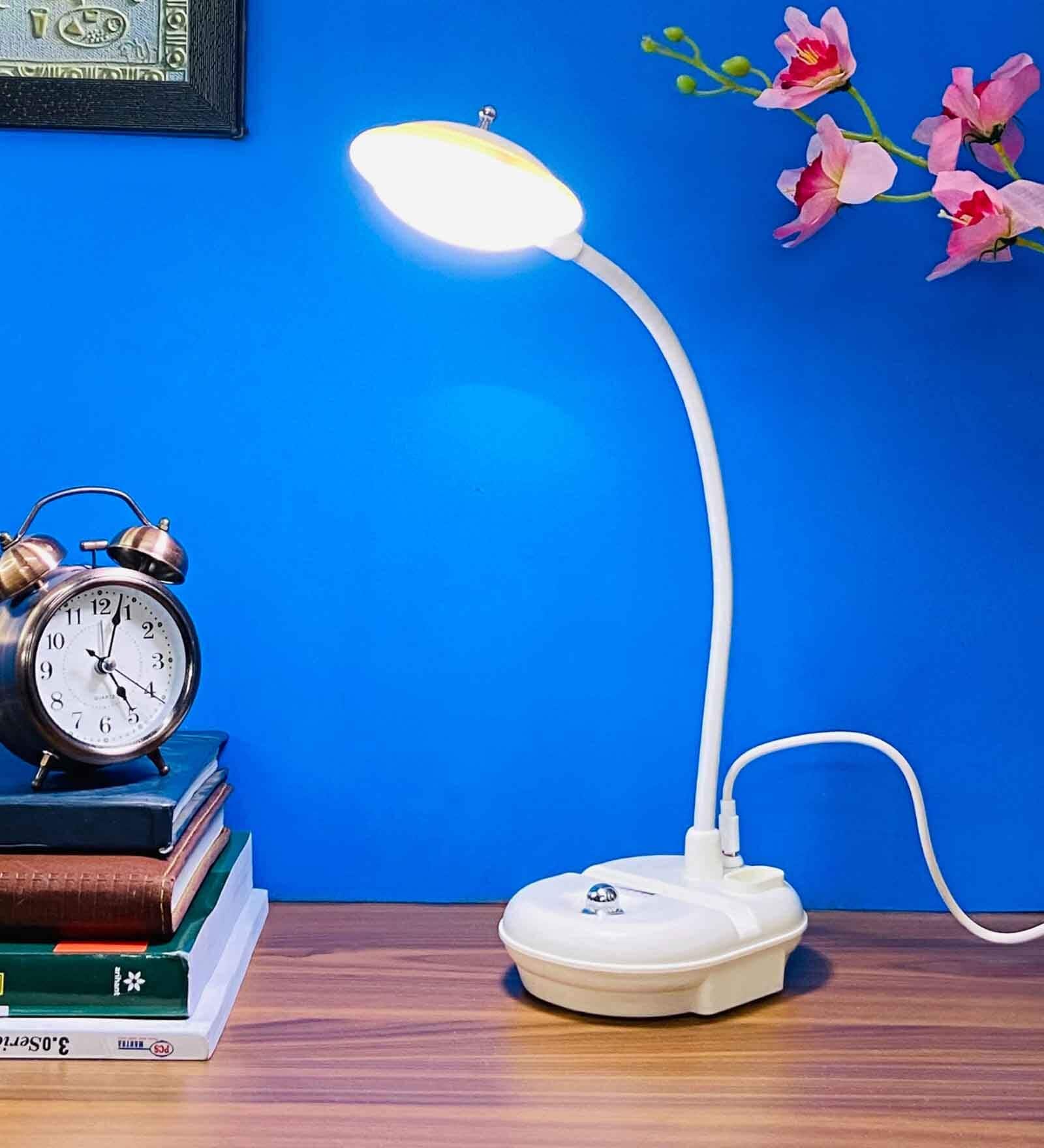 Classy & Fancy White Study Lamp