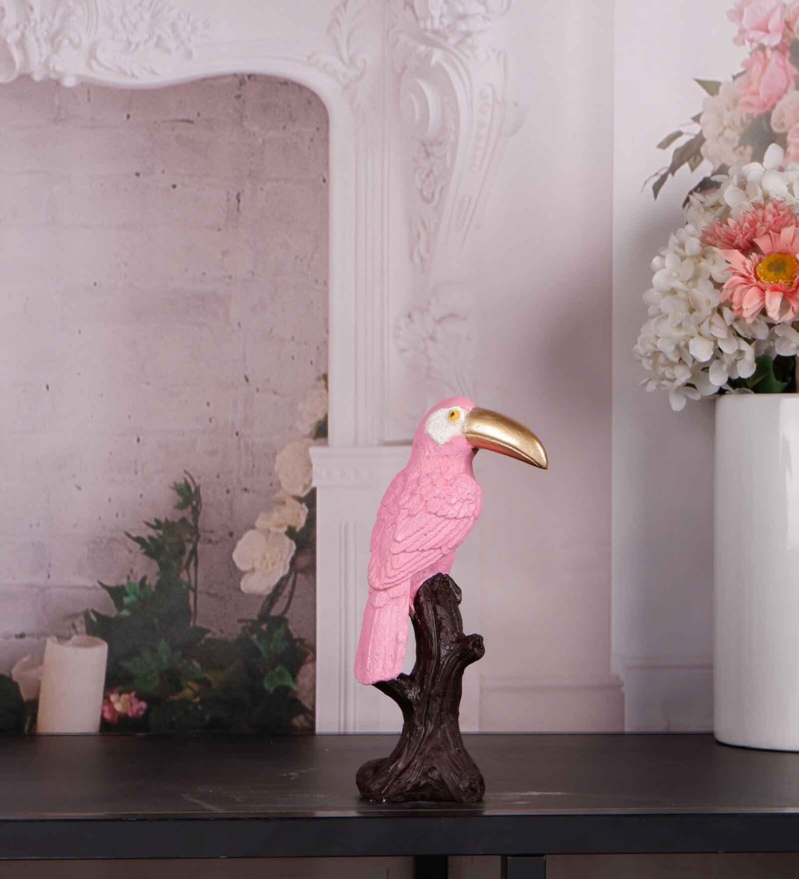 Buy Claude Premium Pink Polyresin Animal Figurine at 58 OFF by The White Ink Decor Pepperfry
