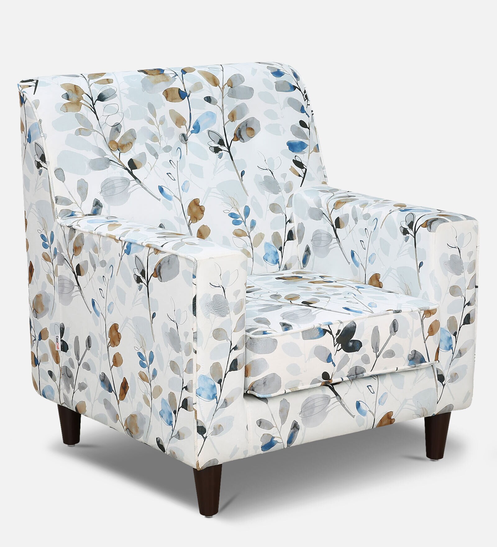 Buy Claudia Lounge Chair In MultiColoured Pattern CasaCraft By