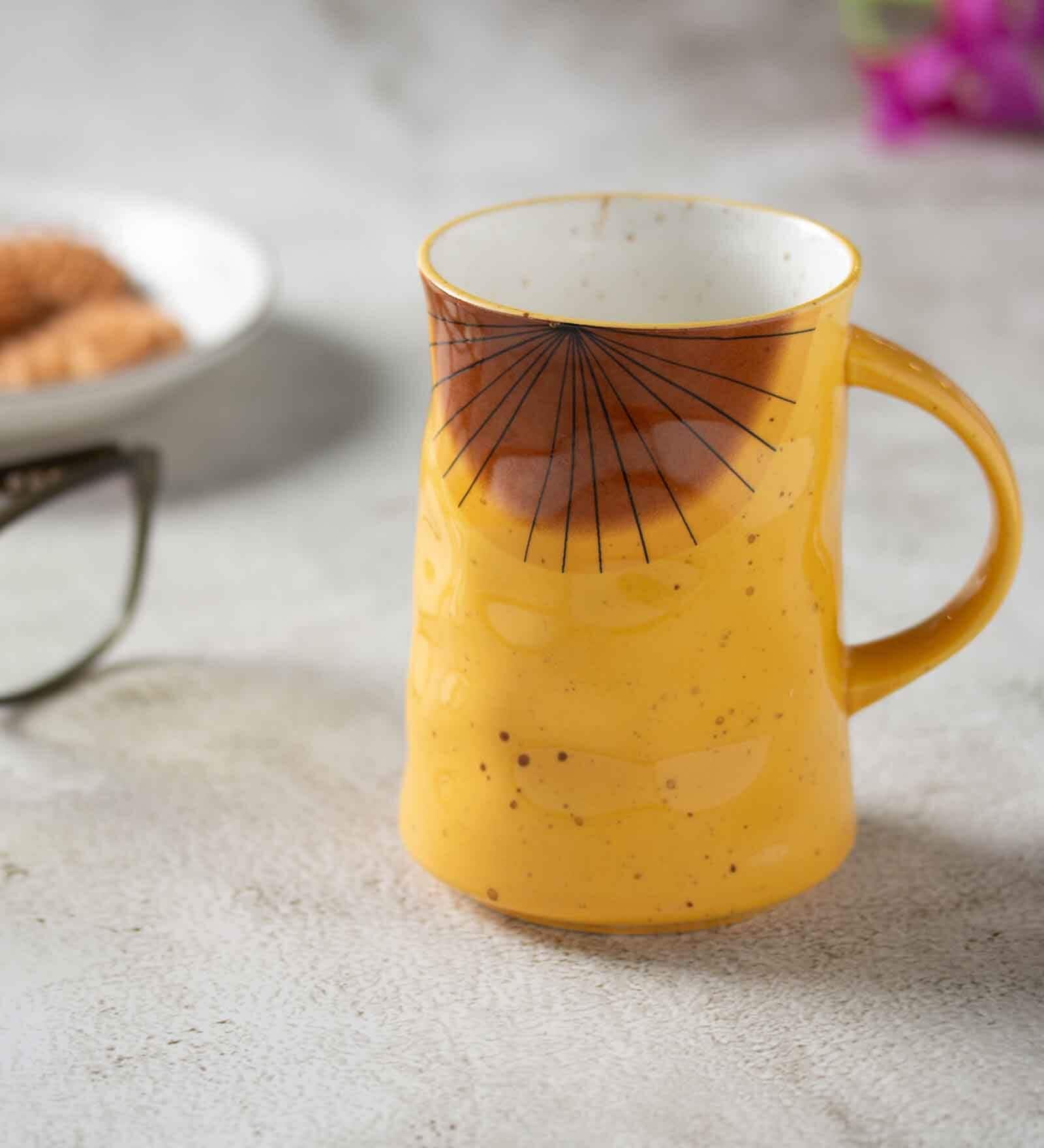 Clay Craft Fine Ceramic Dimple Milk Mug 1 Piece (DP2) 