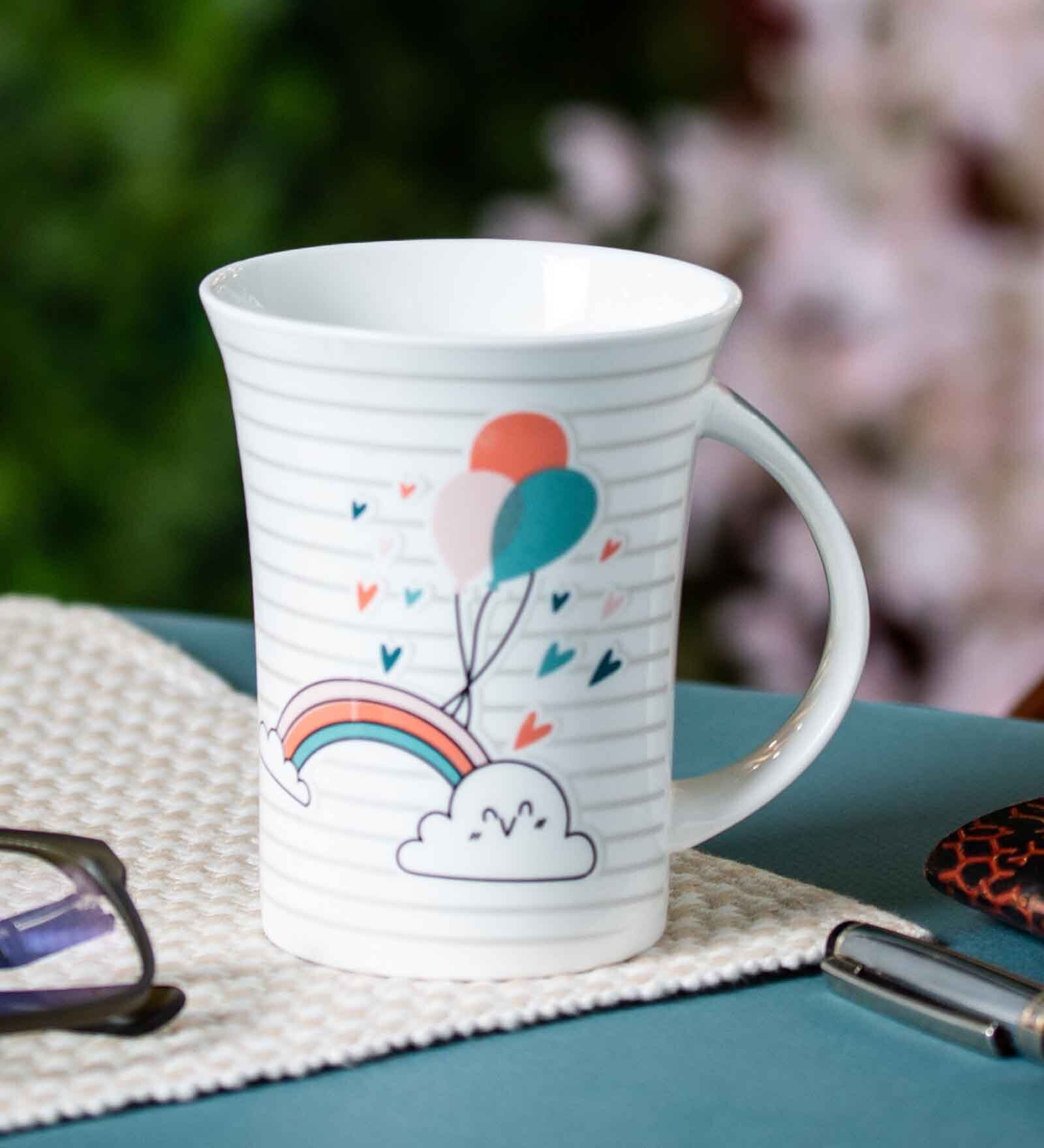 Clay Craft Fine Ceramic Muddy Milk Mug 1 Piece (M302) -270 ml