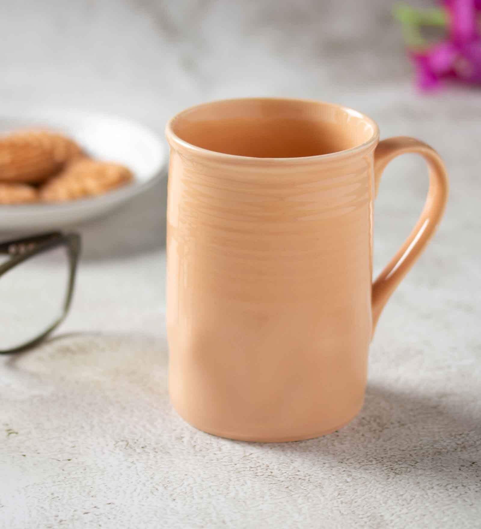 Clay Craft Fine Ceramic Yolo Milk Mug 1 Piece -340 ml (YO1)