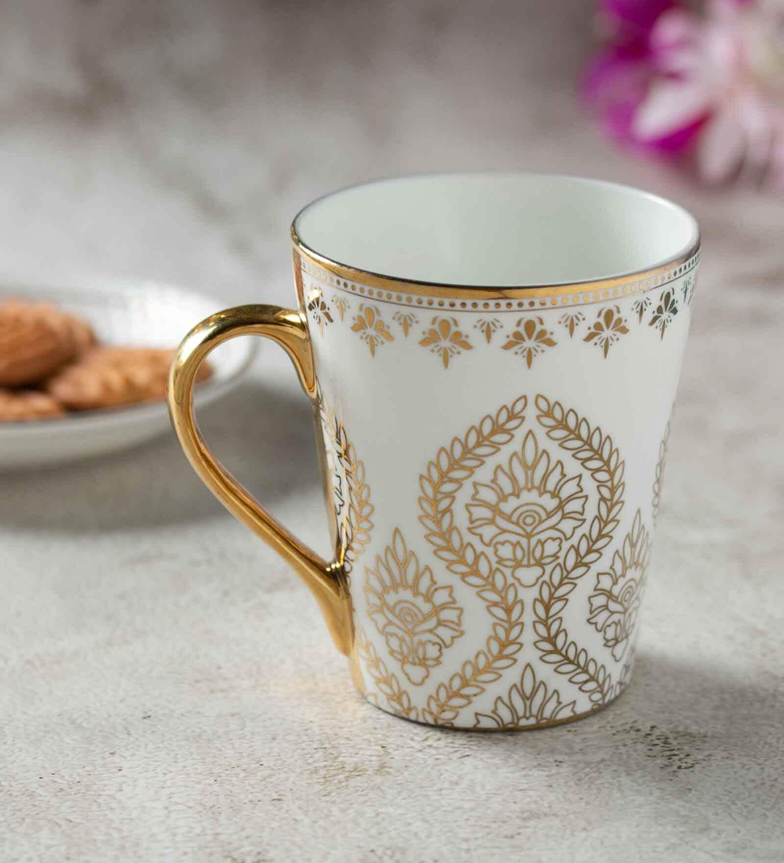 Clay Craft Fine Ceramic Zing Ebony Milk Mug 2 Piece -340 ml (E602)
