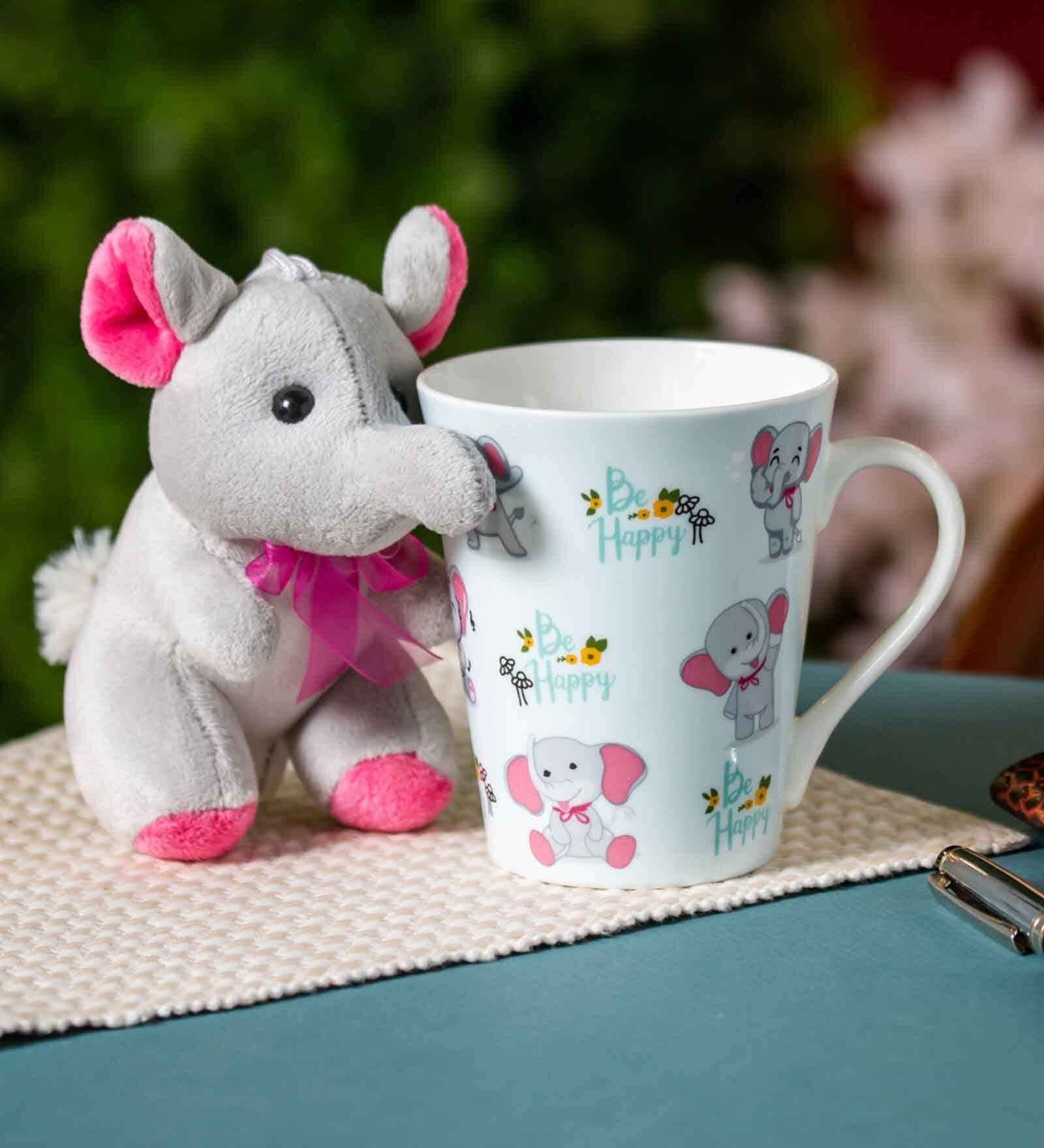 Clay Craft Fine Ceramic Zing With Toy Milk Mug 1 Piece -340 ml (418)