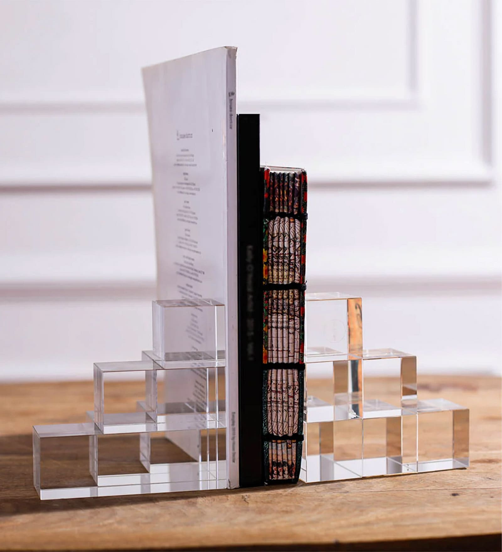 Clear Gwen Crystal Bookend