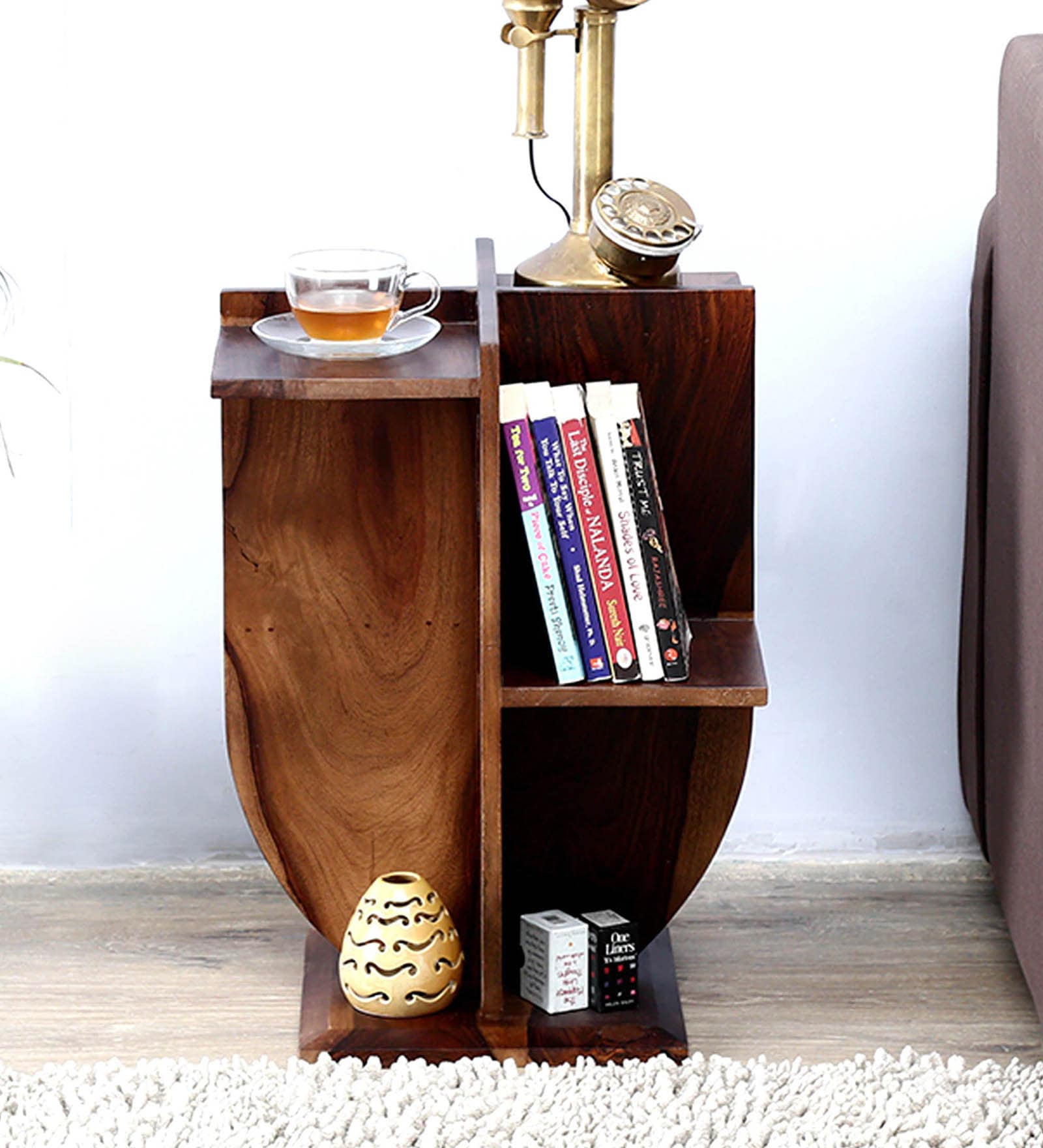 Buy Oakville End Table in Provincial Teak Finish by Woodsworth Online