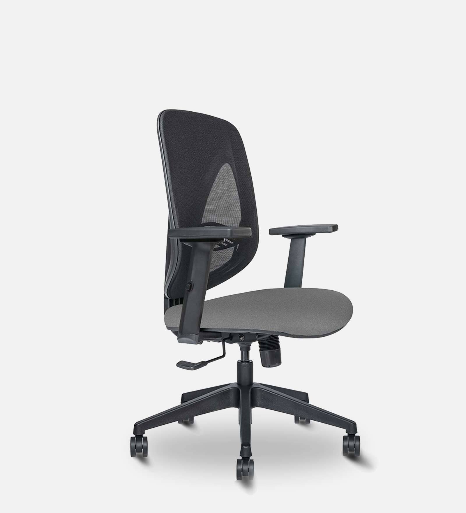 Cliff High Back Ergonomic Chair in Black & Grey Colour