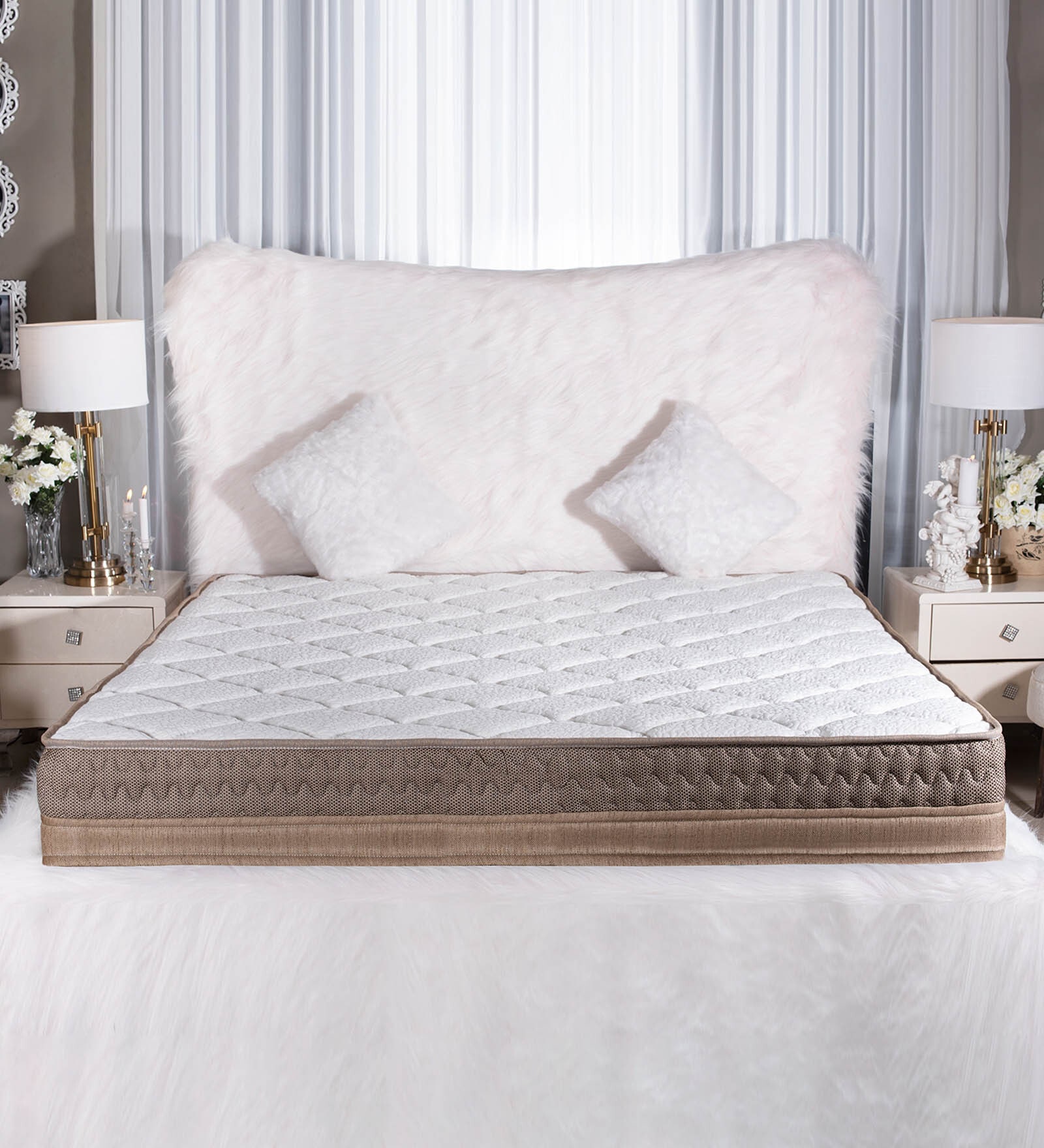 Cloud orthopaedic 8 Inch Cool Gel Foam & Latex Foam Mattress In Queen Size