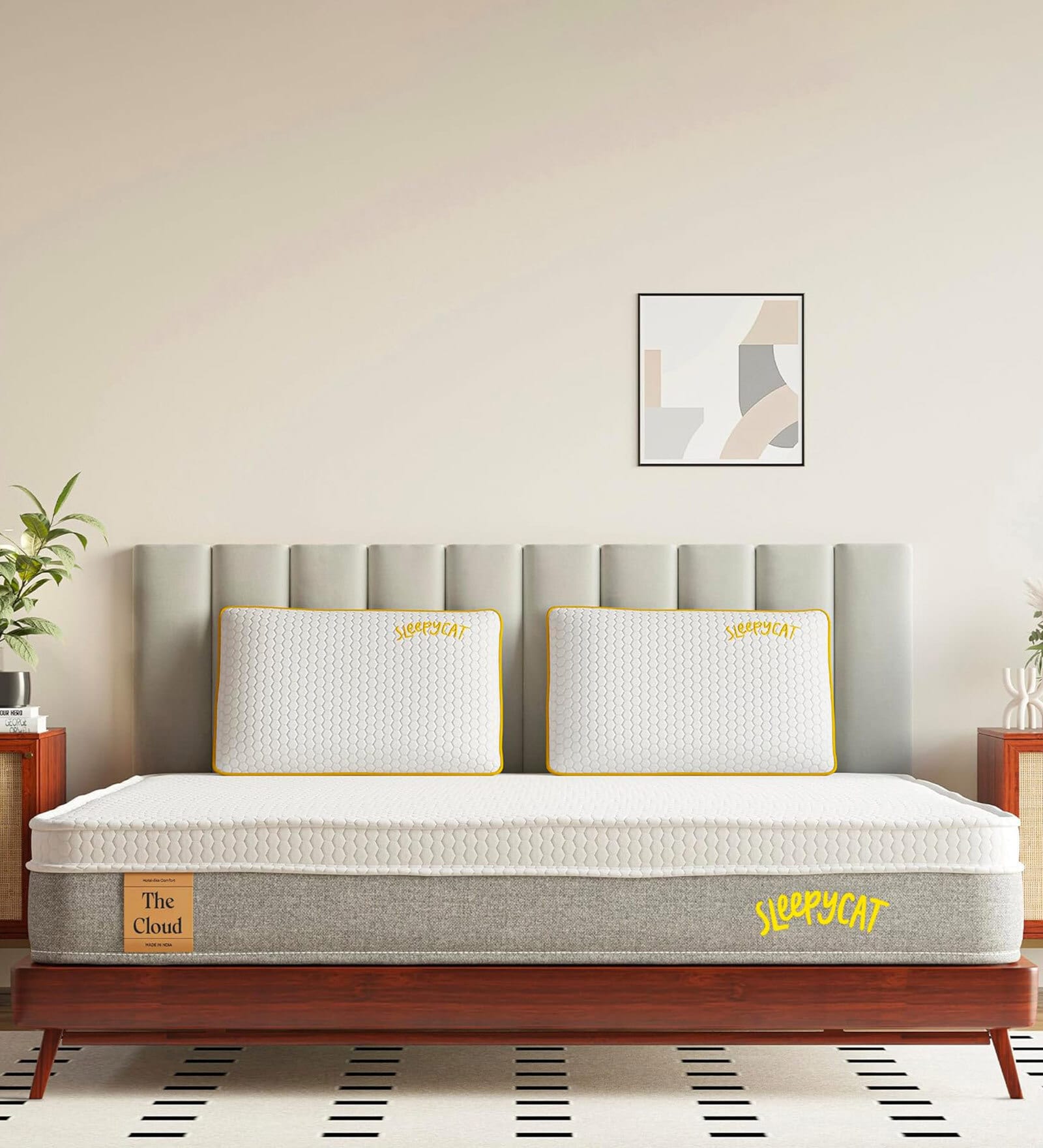Cloud Spring Low-Motion Transfer 8 Inch Pocketed Spring & HD Foam Single Mattress