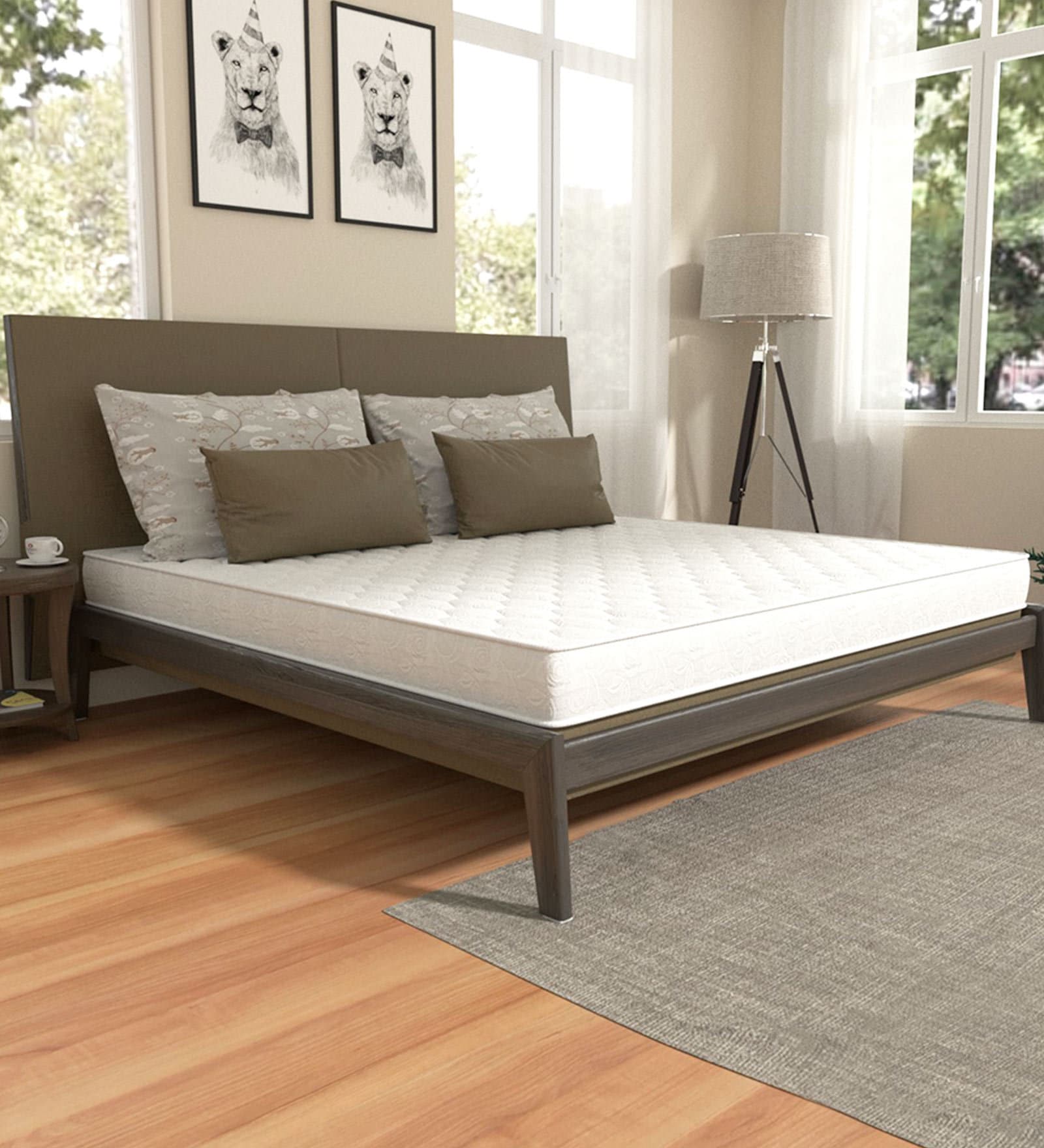 Club Queen Bed Dual Side Usable In a Box Latex Mattress 72x60x6 Inches