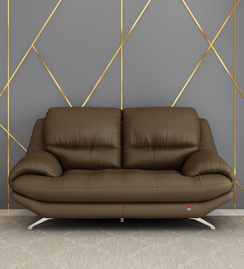 Clarkson Leatherette 2 Seater Sofa in Ash Grey Colour