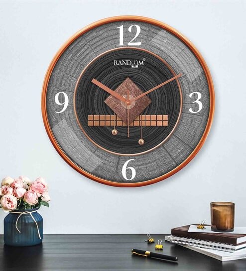 Classic & Modern Multicolour Plastic Wall Clock