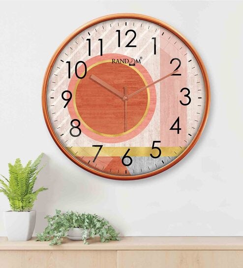 Classic & Modern Multicolour Plastic Wall Clock