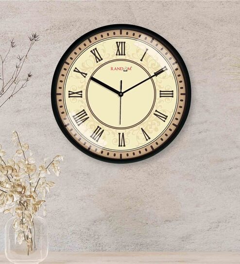 Classic & Modern Multicolour Plastic Wall Clock