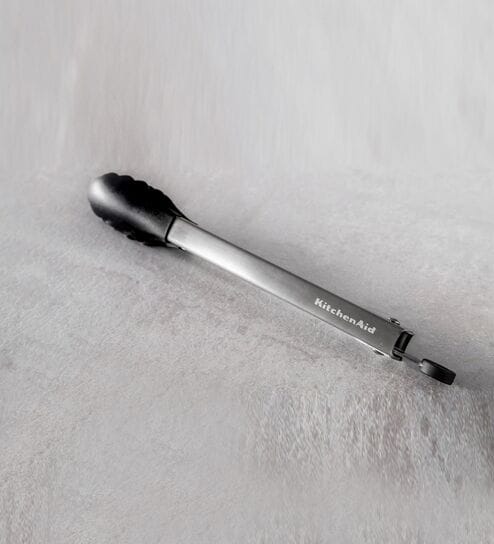 Classic Black Stainless Steel Tongs