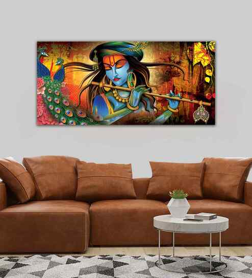 Classic Lord Krishna Premium Wall Painting
