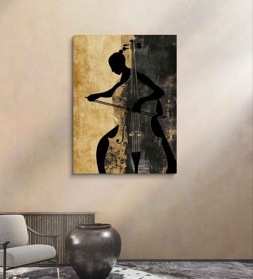 Classic Strings 005 20inx16in Gallery Wrap Canvas Painting
