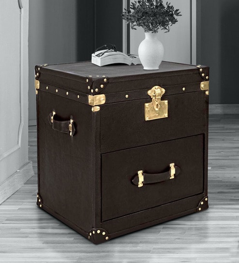 Buy Classy Side Table Trunk In Brown Colour By Magus Design Online Trunks Trunks Furniture Pepperfry Product