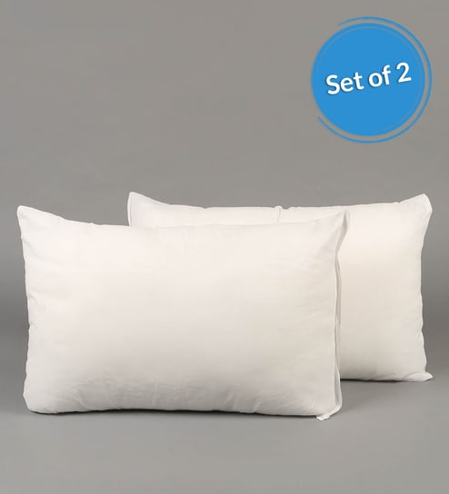 Sleepsia 18 x 18 Throw Pillow Inserts (Set of 2) - Fluffy Polyester