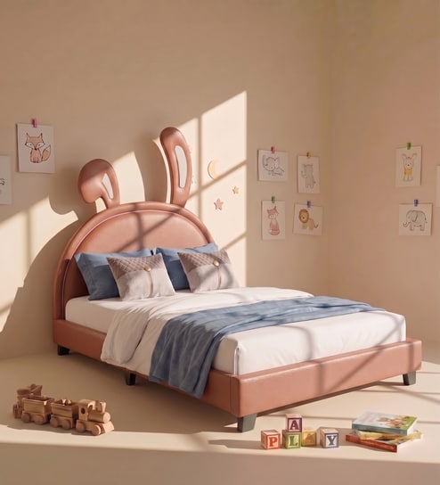 Cloud Hopper Kids Toddler Bed In Pink Colour