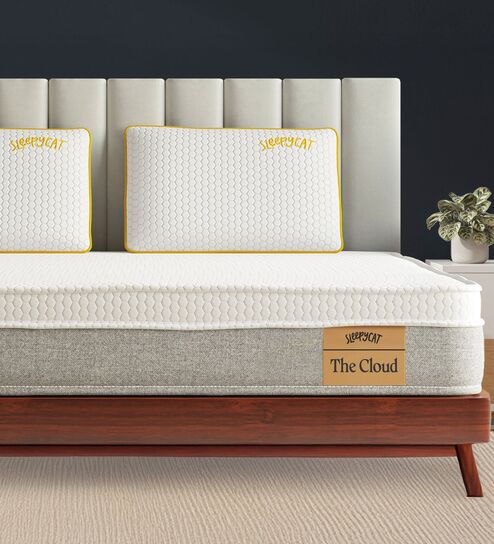Cloud Hotel Comfort Hypoallergenic 8 Inches Plush EuroTop with Quilted Memory Foam & Responsive Latex Queen Size Mattress