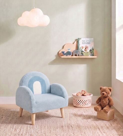 Cloud Kids Kids Sofa In Sky Blue Colour