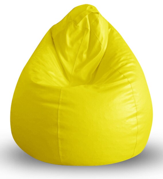 Buy Classic XXL Bean Bag With Beans In Yellow Colour By Style HomeZ   Classic Bean Bag Xl Size In Yellow Colour With Beans By Style Homez Classic Bean Bag Xl Size In Yell 9yausr 