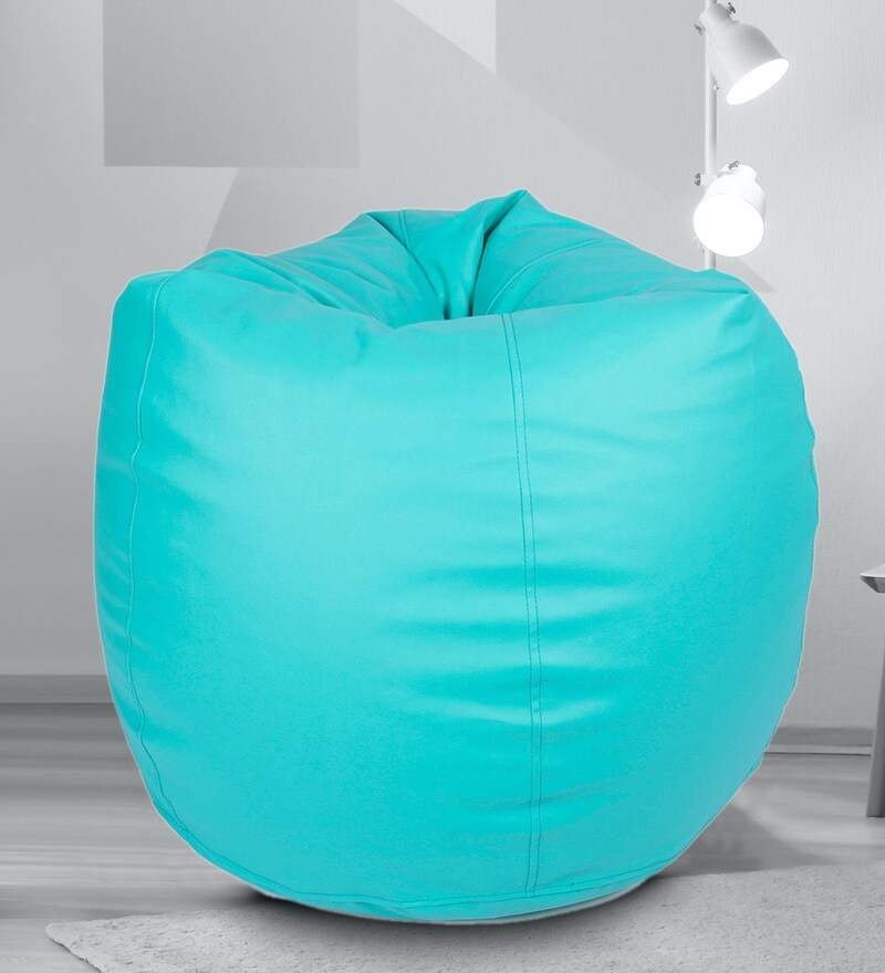 Buy Classic XXXL Bean Bag Cover in Teal Colour by Orka Online Bean