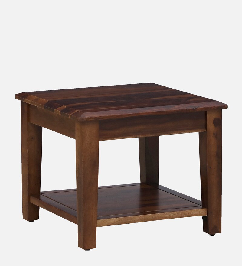 Buy Clermont Sheesham Wood End Table In Provincial Teak Finish Online