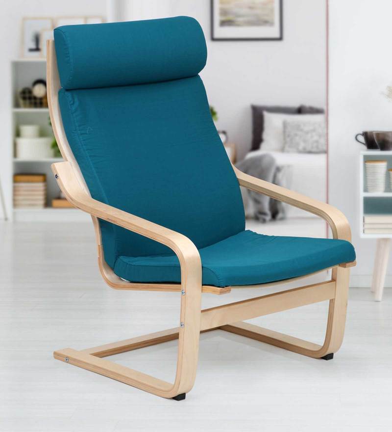Buy Clifton Cantilever Chair in Turquiose Colour By Evok Online