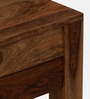 Claire Sheesham Wood Writing Table In Rustic Teak Finish