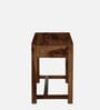 Claire Sheesham Wood Writing Table In Rustic Teak Finish