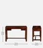 Claire Sheesham Wood Writing Table in Scratch Resistant Honey Oak Finish