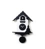 Clalet Black Wood Cuckoo Wall Clock